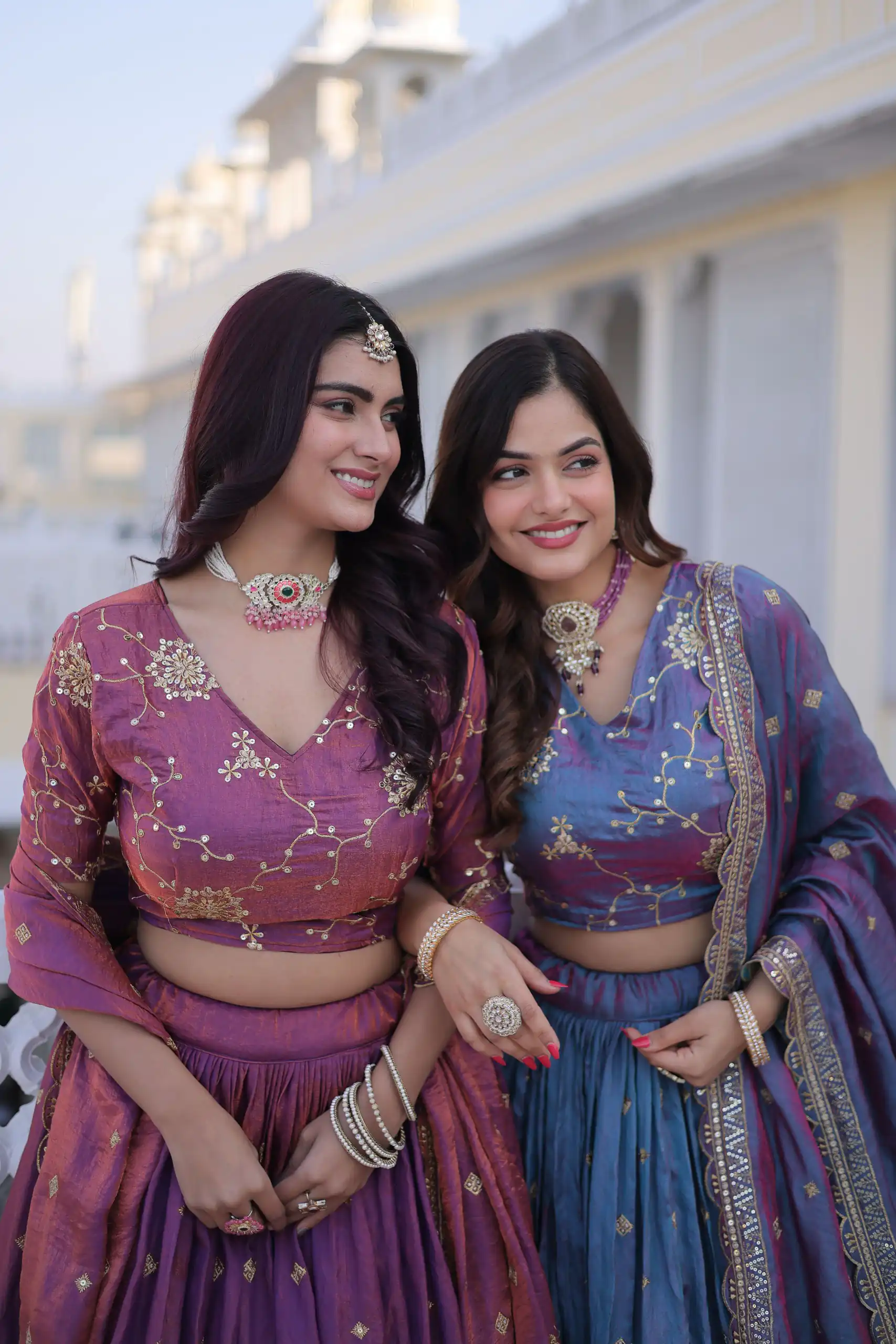 KA 5066 Purple Ysl Silk Lehenga Choli Perfect for Wedding, Party, Lohri, Pongal, Engagement – . Now at just ₹2649. Delivery 4-6 Working Days. Shop now. | Lehenga, Bollywood Lehenga, Creative Lehenga, Designer Lehenga, Embroidered Lehenga, Party Wear Lehenga