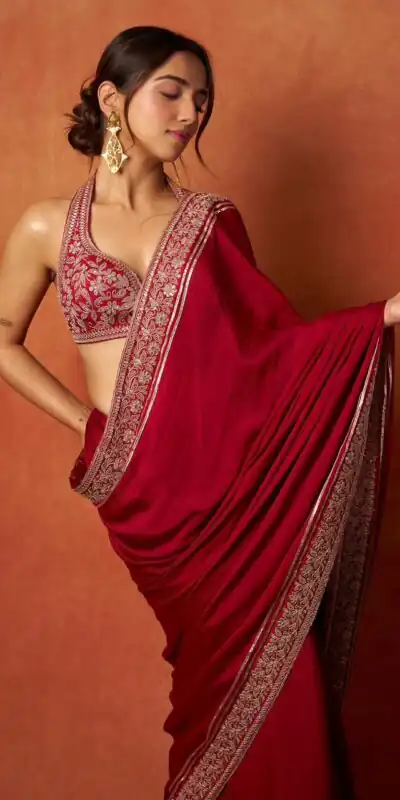 NC 5531 Red Soft Rangoli Silk Saree with Embroidery Work & Lace Work. Special Price βΉ1949. Delivery 4-6 Working Days. Shop now. | Sarees, Bollywood Sarees, Creative Sarees, Designer Sarees, Embroidered Sarees, Ethnic Saree, Modern Digital sarees, Party Wear Sarees