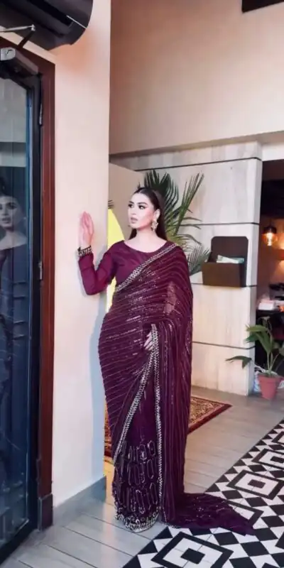 FB L342 Wine Color Kasturi Silk Georgette Saree with Zari Work. Online Best Price βΉ2649. Delivery 4-6 Working Days. Shop now. | Sarees, Bollywood Sarees, Creative Sarees, Designer Sarees, Embroidered Sarees, Ethnic Saree, Modern Digital sarees, Party Wear Sarees