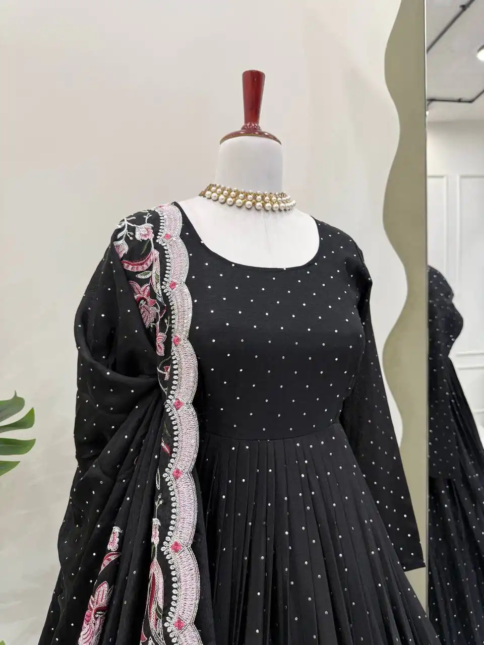 RTC 5873 Black Color Chinon Silk Salwar Suit with Designer Work. Exclusive Offer ₹2449. Delivery 4-6 Working Days. Shop now. | Jump Suits, Salwar suit, Casual Suits, Creative suits, Designer Suits, Palazzo Suits, Party Wear Suits, Patiala Suits, Straight Suits