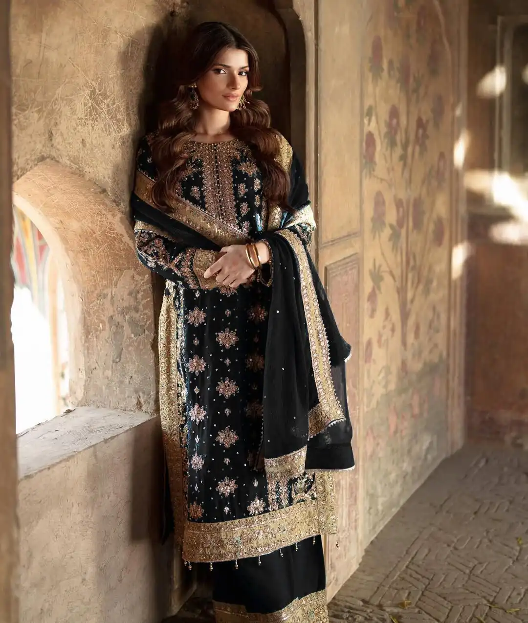 ZF 415 Black Color Georgette Sequence Work Salwar Suit Casual, Wedding, Festive, Events . Expected Delivery  4-6 Working Days @2149/- only      | Jump Suits, Salwar suit, Casual Suits, Creative suits, Designer Suits, Palazzo Suits, Party Wear Suits, Patiala Suits, Straight Suits