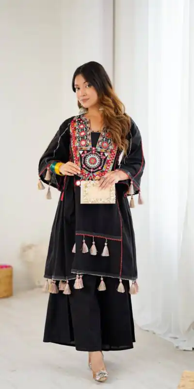 MF 912 Black in Rayon Cotton Embroidery & Mirror Work Salwar Suit . Introductory Price ₹1899. Delivery 4-6 Working Days. Shop now. | Jump Suits, Salwar suit, Casual Suits, Creative suits, Designer Suits, Palazzo Suits, Party Wear Suits, Patiala Suits, Straight Suits