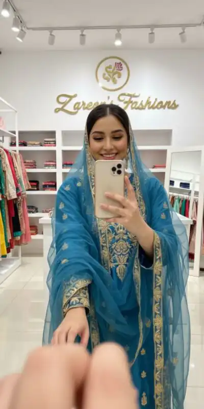 LG 2065 Blue Chinon Salwar Suit with Embroidery Work. Wedding, Party, Festive, Events, Grab it for ₹2449. Delivery 4-6 Working Days. Shop now. | Jump Suits, Salwar suit, Casual Suits, Creative suits, Designer Suits, Palazzo Suits, Party Wear Suits, Patiala Suits, Straight Suits