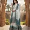AD 223 Blue Dual Tone Star Georgette Salwar Suit with Embroidery Work. Get it for ₹2399. Delivery 4-6 Working Days. Shop now. | Jump Suits, Salwar suit, Casual Suits, Creative suits, Designer Suits, Palazzo Suits, Party Wear Suits, Patiala Suits, Straight Suits