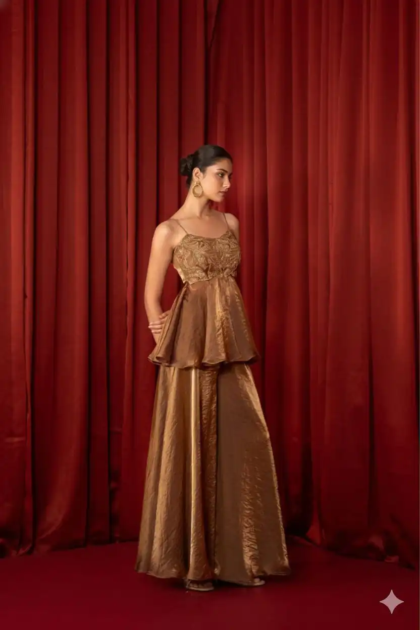 LG 2055 Brown Organza Silk Salwar Suit Perfect for Wedding, Party, Ganesh Chaturthi, Bridal Wear, Lohri – . Special Price ₹1849. Delivery 4-6 Working | Jump Suits, Salwar suit, Casual Suits, Creative suits, Designer Suits, Palazzo Suits, Party Wear Suits, Patiala Suits, Straight Suits