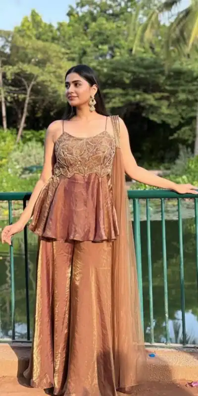LG 2055 Brown Organza Silk Salwar Suit Perfect for Wedding, Party, Ganesh Chaturthi, Bridal Wear, Lohri – . Special Price ₹1849. Delivery 4-6 Working | Jump Suits, Salwar suit, Casual Suits, Creative suits, Designer Suits, Palazzo Suits, Party Wear Suits, Patiala Suits, Straight Suits