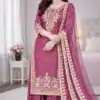 SSR 535 Rani Pink Color in Organza Silk Embroidery Work Salwar Suit . Available at ₹2399 only. Delivery 4-6 Working Days. Shop now. | Jump Suits, Salwar suit, Casual Suits, Creative suits, Designer Suits, Palazzo Suits, Party Wear Suits, Patiala Suits, Straight Suits