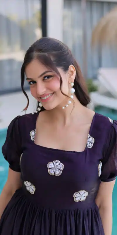 KA 1224 Dark Purple Color Fendi Silk Gown with Embroidery Work & Bead Work. Get it for ₹1769. Delivery 4-6 Working Days. Shop now. | Gowns, Bollywood Gowns, Creative Gowns, Designer Gowns, Embroidered Gowns, Party Wear Gowns