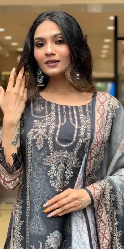 DC G23 Black in Maslin Digital Print Salwar Suit . Wedding, Party, Festive, Events, Introductory Price ₹1749. Delivery 4-6 Working Days. Shop now. | Jump Suits, Salwar suit, Casual Suits, Creative suits, Designer Suits, Palazzo Suits, Party Wear Suits, Patiala Suits, Straight Suits