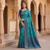 MB 6088 Firozi Color Lace Work & Zari Work Sareein Pochampalli Silk. Best Price ₹2049. Delivery 4-6 Working Days. Shop now. | Sarees, Bollywood Sarees, Creative Sarees, Designer Sarees, Embroidered Sarees, Ethnic Saree, Modern Digital sarees, Party Wear Sarees