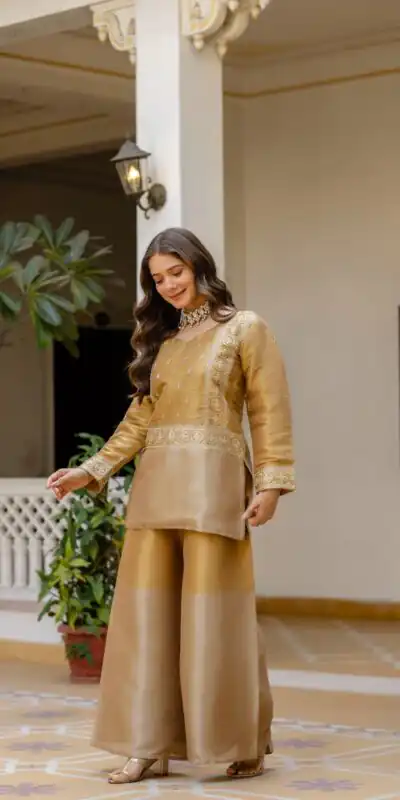 RR 42 Mustered Banarasi Viscous Salwar Suit with Embroidery Work & Bead Work. Exclusive Offer ₹2549. Delivery 4-6 Working Days. Shop now. | Jump Suits, Salwar suit, Casual Suits, Creative suits, Designer Suits, Palazzo Suits, Party Wear Suits, Patiala Suits, Straight Suits