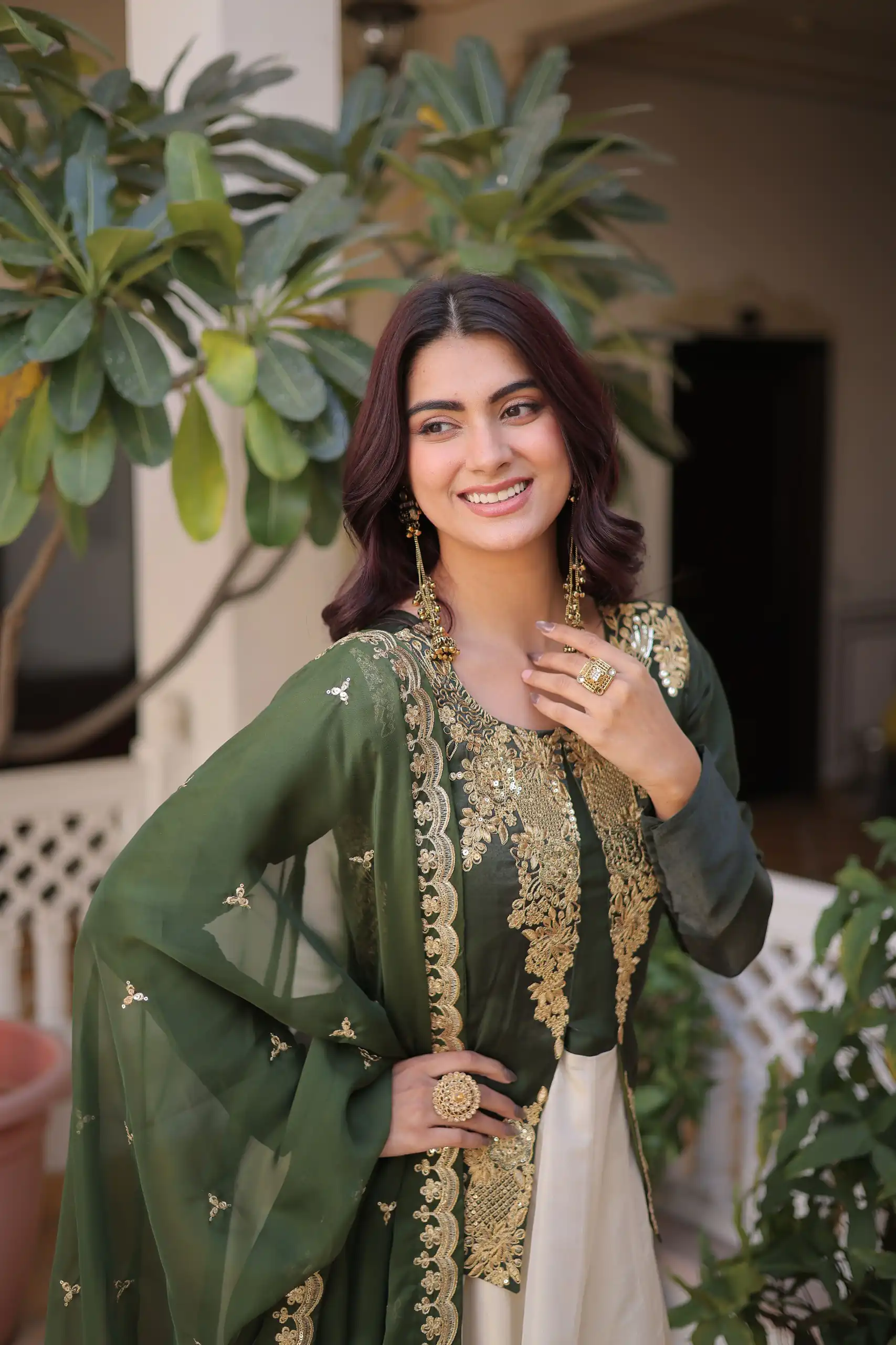 KA 1231 Green in Glass Roman Sequins Work & Embroidery Work Gown . Affordable Price ₹2399. Delivery 4-6 Working Days. Shop now. | Gowns, Bollywood Gowns, Creative Gowns, Designer Gowns, Embroidered Gowns, Party Wear Gowns