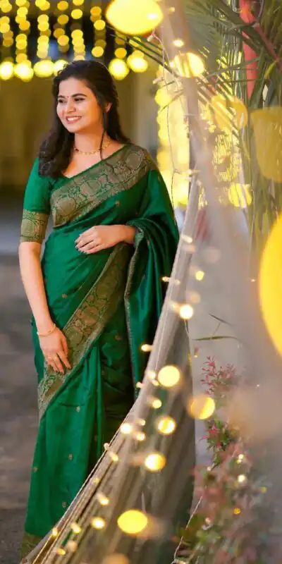 KPR 6075 Green in Color Soft Lichi Silk Lace Work & Lace Border Saree . Special Price ₹1399. Delivery 4-6 Working Days. Shop now. | Sarees, Bollywood Sarees, Creative Sarees, Designer Sarees, Embroidered Sarees, Ethnic Saree, Modern Digital sarees, Party Wear Sarees