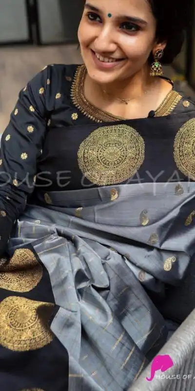 KPR 080 Grey Color Soft Lichi Silk Saree with Lace Border & Lace Work. Best Price ₹1449. Delivery 4-6 Working Days. Shop now. | Sarees, Bollywood Sarees, Creative Sarees, Designer Sarees, Embroidered Sarees, Ethnic Saree, Modern Digital sarees, Party Wear Sarees