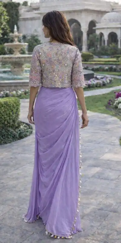 BB 59 Lavender Crep Silk Saree. Perfect for Wedding, Party, Pongal, Reception, Housewarming – Introductory Price ₹2399. Delivery 4-6 Working | Sarees, Bollywood Sarees, Creative Sarees, Designer Sarees, Embroidered Sarees, Ethnic Saree, Modern Digital sarees, Party Wear Sarees