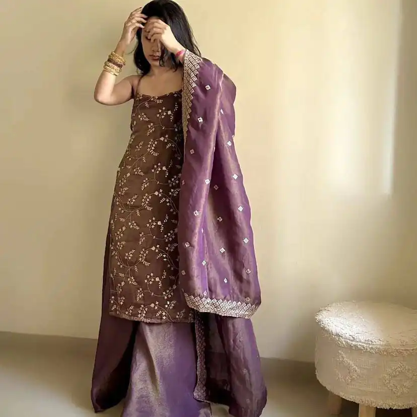 ST 174 Lavender Zimmy Silk Salwar Suit Perfect for Wedding, Party, Karwa Chauth, Haldi, Eid – . Special Price ₹1999. Delivery 4-6 Working Days. Shop no | Jump Suits, Salwar suit, Casual Suits, Creative suits, Designer Suits, Palazzo Suits, Party Wear Suits, Patiala Suits, Straight Suits