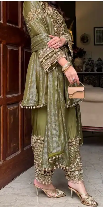 KF 1713 Mahendi Nylon Salwar Suit Perfect for Wedding, Party, Festival Celebrations, Pooja, Holi – . Introductory Price ₹2099. Delivery 4-6 Working | Jump Suits, Salwar suit, Casual Suits, Creative suits, Designer Suits, Palazzo Suits, Party Wear Suits, Patiala Suits, Straight Suits