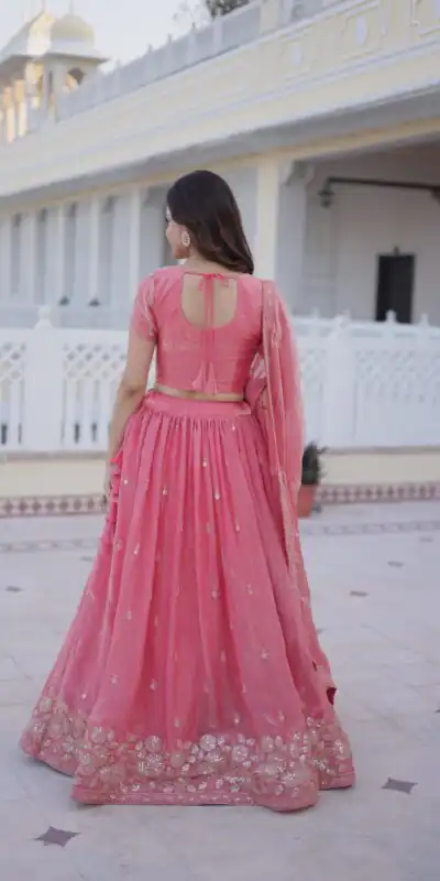 KA 5063 Gajri in Fendi Silk Embroidery Work & Zari Work Lehenga Choli . Affordable Price ₹2649. Delivery 4-6 Working Days. Shop now. | Lehenga, Bollywood Lehenga, Creative Lehenga, Designer Lehenga, Embroidered Lehenga, Party Wear Lehenga