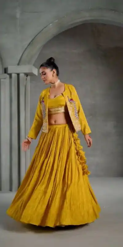 PC 495Β Yellow Color Chinon silk Lehenga Choli with Cut Work. Special Online Price βΉ2499. Delivery 4-6 Working Days. Shop now. | Lehenga, Bollywood Lehenga, Creative Lehenga, Designer Lehenga, Embroidered Lehenga, Party Wear Lehenga