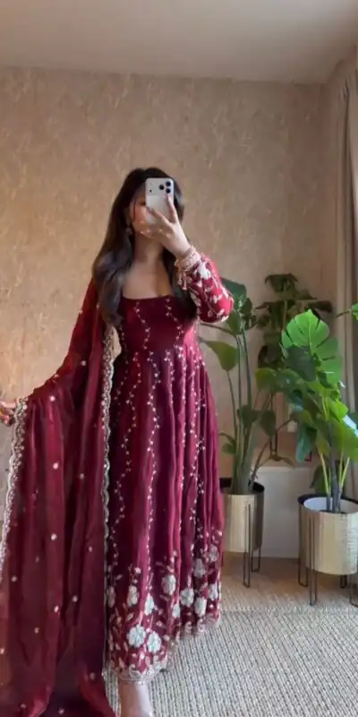 RTC 5953 Maroon Fendy Silk Salwar Suit Sequence Work with Designer Work. Introductory Price ₹2499. Delivery 4-6 Working Days. Shop now. | Jump Suits, Salwar suit, Casual Suits, Creative suits, Designer Suits, Palazzo Suits, Party Wear Suits, Patiala Suits, Straight Suits