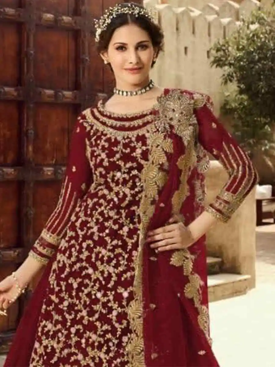 DS 15030 Maroon Soft Net Salwar Suit Perfect for Wedding, Party, Baisakhi, Makar Sankranti, Pongal – . Special Price ₹2649. Delivery 4-6 Working | Jump Suits, Salwar suit, Casual Suits, Creative suits, Designer Suits, Palazzo Suits, Party Wear Suits, Patiala Suits, Straight Suits