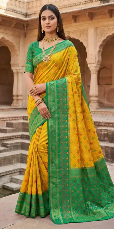 MB 6088 Mustered Color Lace Work & Zari Work Sareein Pochampalli Silk. Best Price ₹2049. Delivery 4-6 Working Days. Shop now. | Sarees, Bollywood Sarees, Creative Sarees, Designer Sarees, Embroidered Sarees, Ethnic Saree, Modern Digital sarees, Party Wear Sarees
