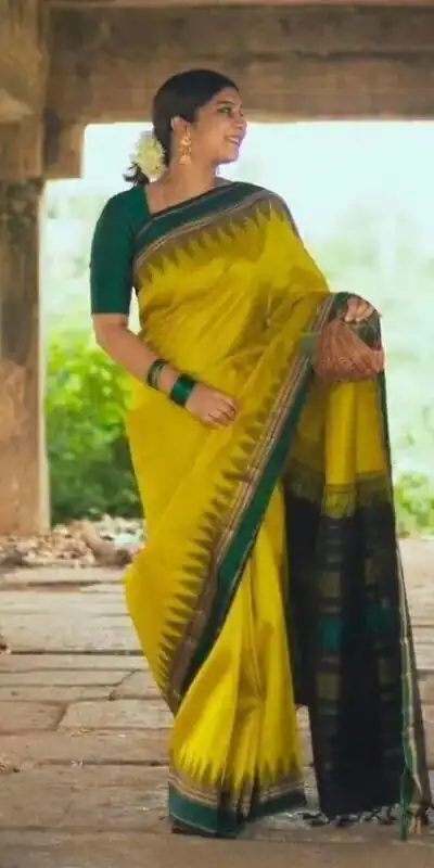 KPR 249 Mustered Color Soft Lichi Silk Saree with Lace Border & Lace Work. Best Price ₹1449. Delivery 4-6 Working Days. Shop now. | Sarees, Bollywood Sarees, Creative Sarees, Designer Sarees, Embroidered Sarees, Ethnic Saree, Modern Digital sarees, Party Wear Sarees