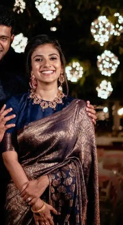 KP 4063 Navy Blue Soft Lichi Silk Saree with Lace Work & Lace Border. Affordable Price ₹1349. Delivery 4-6 Working Days. Shop now. | Sarees, Bollywood Sarees, Creative Sarees, Designer Sarees, Embroidered Sarees, Ethnic Saree, Modern Digital sarees, Party Wear Sarees