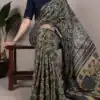 YNF 7200 Navy Blue Color Polyester Viscose Chanderi Saree with Zari Work. Get it for ₹1599. Delivery 4-6 Working Days. Shop now. | Sarees, Bollywood Sarees, Creative Sarees, Designer Sarees, Embroidered Sarees, Ethnic Saree, Modern Digital sarees, Party Wear Sarees