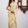 KPR 168 Off White in Soft Lichi Silk Lace Border & Lace Work Saree . Available at ₹1299 only. Delivery 4-6 Working Days. Shop now. | Sarees, Bollywood Sarees, Creative Sarees, Designer Sarees, Embroidered Sarees, Ethnic Saree, Modern Digital sarees, Party Wear Sarees