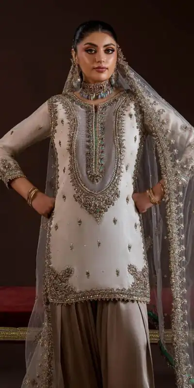 LG 2068 Off White Crape Silk Salwar Suit Perfect for Wedding, Party, Onam, Reception, Housewarming – . Grab it for ₹1999. Delivery 4-6 Working Day | Jump Suits, Salwar suit, Casual Suits, Creative suits, Designer Suits, Palazzo Suits, Party Wear Suits, Patiala Suits, Straight Suits