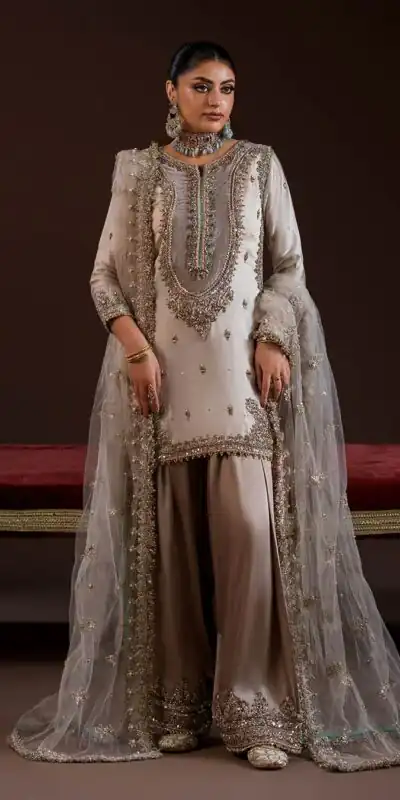 LG 2068 Off White Crape Silk Salwar Suit Perfect for Wedding, Party, Onam, Reception, Housewarming – . Grab it for ₹1999. Delivery 4-6 Working Day | Jump Suits, Salwar suit, Casual Suits, Creative suits, Designer Suits, Palazzo Suits, Party Wear Suits, Patiala Suits, Straight Suits