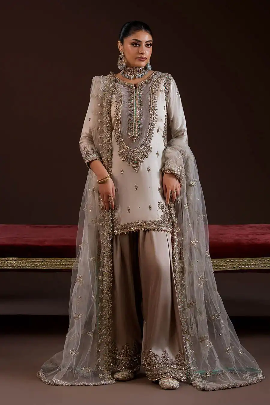 LG 2068 Off White Crape Silk Salwar Suit Perfect for Wedding, Party, Onam, Reception, Housewarming – . Grab it for ₹1999. Delivery 4-6 Working Day | Jump Suits, Salwar suit, Casual Suits, Creative suits, Designer Suits, Palazzo Suits, Party Wear Suits, Patiala Suits, Straight Suits