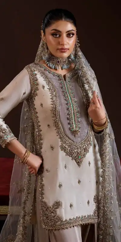 LG 2068 Off White Crape Silk Salwar Suit Perfect for Wedding, Party, Onam, Reception, Housewarming – . Grab it for ₹1999. Delivery 4-6 Working Day | Jump Suits, Salwar suit, Casual Suits, Creative suits, Designer Suits, Palazzo Suits, Party Wear Suits, Patiala Suits, Straight Suits