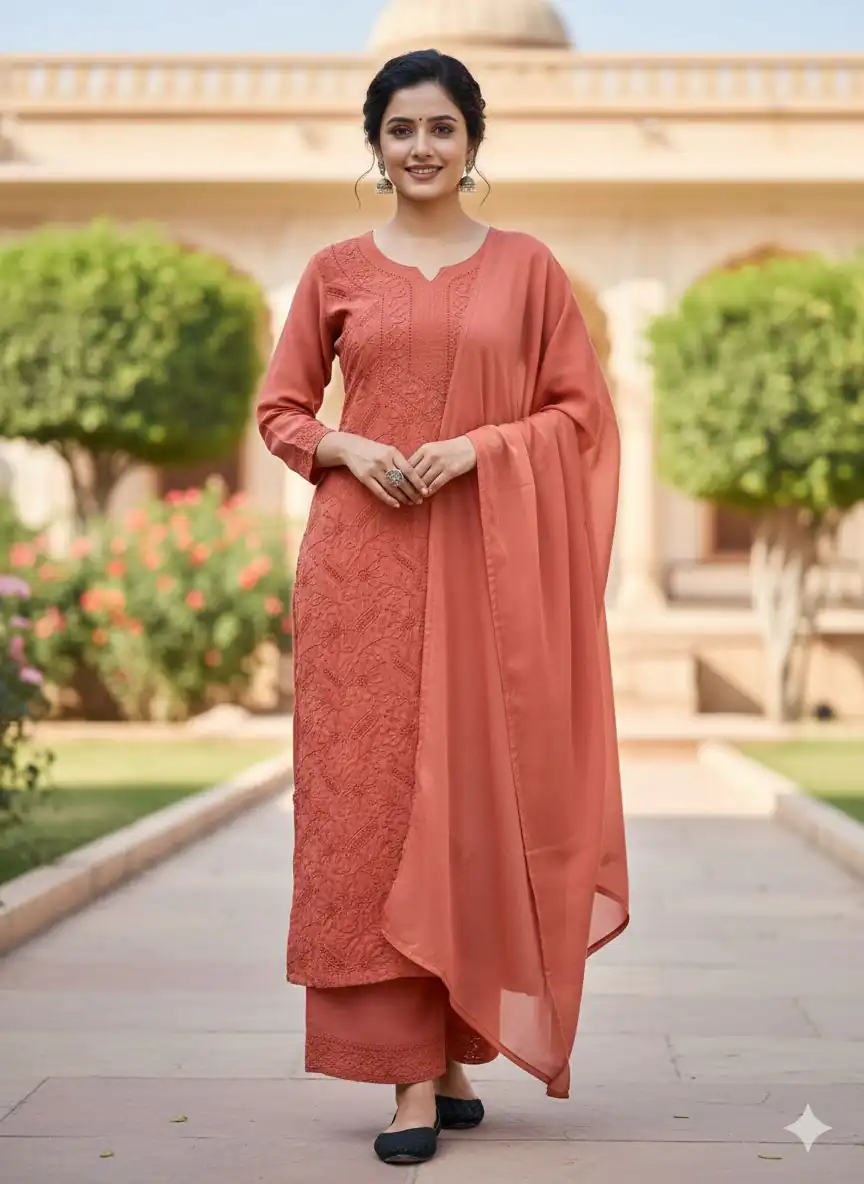 BE 254 Peach  Faux Georgette Salwar Suit Perfect for Wedding, Party, Family Gatherings, Sangeet, Housewarming – . Affordable Price ₹1899. Days | Jump Suits, Salwar suit, Casual Suits, Creative suits, Designer Suits, Palazzo Suits, Party Wear Suits, Patiala Suits, Straight Suits