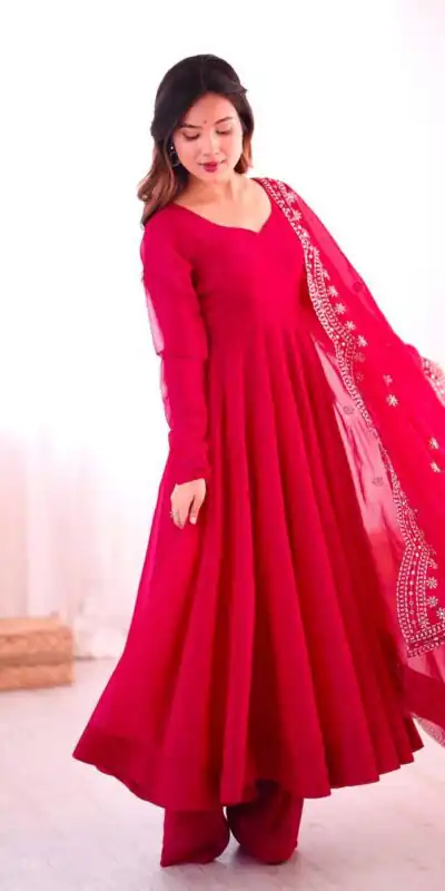SSR 5006 Pink Fandy Silk Gown Perfect for Wedding, Party, Pongal, Traditional Day, Baby Shower β . Get it for βΉ1999. Delivery 4-6 Working Days. Shop | Gowns, Bollywood Gowns, Creative Gowns, Designer Gowns, Embroidered Gowns, Party Wear Gowns