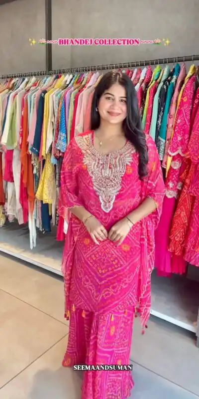 ST 226 Pink Color Georgette Salwar Suit with Embroidery Work. Introductory Price ₹1749. Delivery 4-6 Working Days. Shop now. | Jump Suits, Salwar suit, Casual Suits, Creative suits, Designer Suits, Palazzo Suits, Party Wear Suits, Patiala Suits, Straight Suits