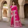 MB 25 GAJRAJ Pink in Pure Banarasi Silk Zari Work & Lace Work Saree . Introductory Price ₹1899. Delivery 4-6 Working Days. Shop now. | Sarees, Bollywood Sarees, Creative Sarees, Designer Sarees, Embroidered Sarees, Ethnic Saree, Modern Digital sarees, Party Wear Sarees