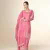 FC ISHITAA Pink Color in Tissue Crush Embroidery Work Salwar Suit . Festive Deal ₹3299. Delivery 4-6 Working Days. Shop now. | Jump Suits, Salwar suit, Casual Suits, Creative suits, Designer Suits, Palazzo Suits, Party Wear Suits, Patiala Suits, Straight Suits
