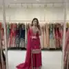 WW 1245 Pink Zimmy Silk Salwar Suit with Lace Work & Embroidery Work. Affordable Price ₹2499. Delivery 4-6 Working Days. Shop now. | Jump Suits, Salwar suit, Casual Suits, Creative suits, Designer Suits, Palazzo Suits, Party Wear Suits, Patiala Suits, Straight Suits