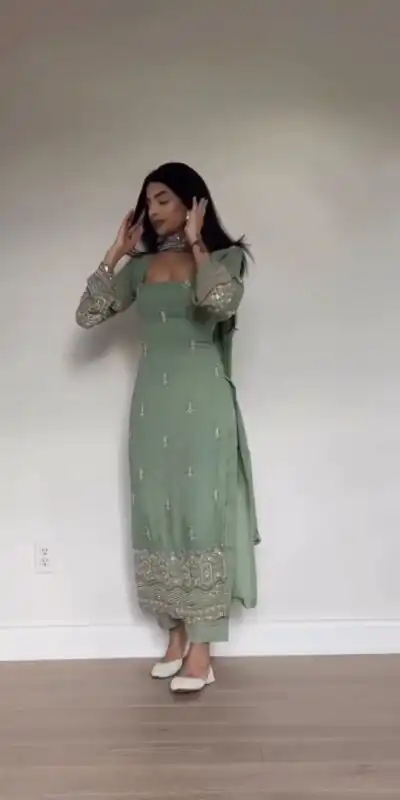 RTC 5947 Pista Color Rayon Embroidery Work Salwar Suit . Wedding, Party, Festive, Events Available at ₹1849 only. Delivery 4-6 Working Days. Shop now. | Jump Suits, Tops & Bottoms, Track Suits, Salwar suit, Casual Suits, Creative suits, Designer Suits, Palazzo Suits, Party Wear Suits, Patiala Suits, Straight Suits, Trendy Wear