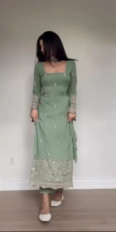 RTC 5947 Pista Color Rayon Embroidery Work Salwar Suit . Wedding, Party, Festive, Events Available at ₹1849 only. Delivery 4-6 Working Days. Shop now. | Jump Suits, Tops & Bottoms, Track Suits, Salwar suit, Casual Suits, Creative suits, Designer Suits, Palazzo Suits, Party Wear Suits, Patiala Suits, Straight Suits, Trendy Wear