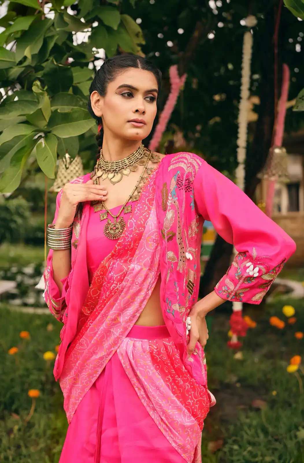 RR 34 Pink Shimmer Saree Perfect for Wedding, Party, Cultural Events, Durga Puja, Reception – . Best Price ₹2049. Delivery 4-6 Working Days. Shop now. | Sarees, Bollywood Sarees, Creative Sarees, Designer Sarees, Embroidered Sarees, Ethnic Saree, Modern Digital sarees, Party Wear Sarees