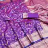 MB 548 Purple Banarasi silk Saree with Zari Work & Lace Work. Wedding, Party, Festive, Now at just ₹1949. Delivery 4-6 Working Days. Shop now. | Sarees, Bollywood Sarees, Creative Sarees, Designer Sarees, Embroidered Sarees, Ethnic Saree, Modern Digital sarees, Party Wear Sarees