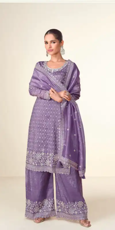 FC ISHITAA Purple Color in Tissue Crush Embroidery Work Salwar Suit . Festive Deal ₹3299. Delivery 4-6 Working Days. Shop now. | Jump Suits, Salwar suit, Casual Suits, Creative suits, Designer Suits, Palazzo Suits, Party Wear Suits, Patiala Suits, Straight Suits