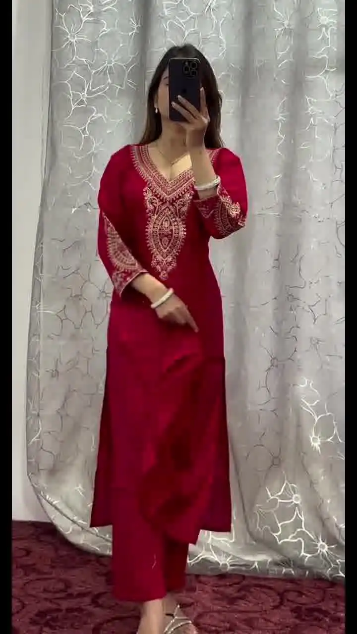 DC G85 Red Printed Chinon Salwar Suit with Lace Work & Mirror Work. Affordable Price ₹1799. Delivery 4-6 Working Days. Shop now. | Jump Suits, Salwar suit, Casual Suits, Creative suits, Designer Suits, Palazzo Suits, Party Wear Suits, Patiala Suits, Straight Suits