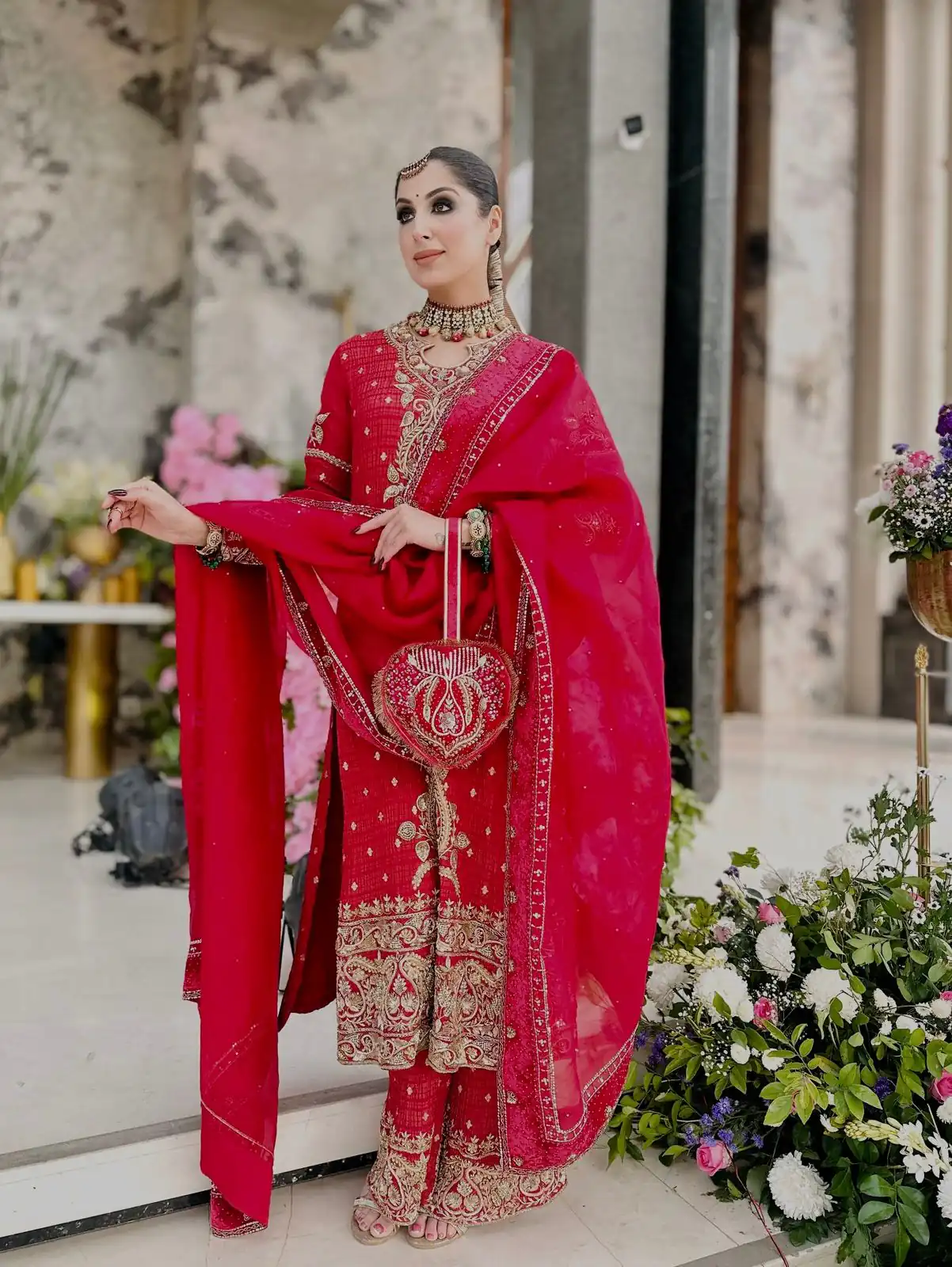 SRK 5327 Red Crunchy Silk Salwar Suit with Embroidery Work & Lace Work. Introductory Price ₹2399. Delivery 4-6 Working Days. Shop now. | Jump Suits, Salwar suit, Casual Suits, Creative suits, Designer Suits, Palazzo Suits, Party Wear Suits, Patiala Suits, Straight Suits