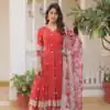 KA 1078 Red Faux Georgette Gown Perfect for Wedding, Party, Makar Sankranti, Karwa Chauth, Ethnic Day – . Now at just ₹3349. Delivery 4-6 Working D | Gowns, Bollywood Gowns, Creative Gowns, Designer Gowns, Embroidered Gowns, Party Wear Gowns