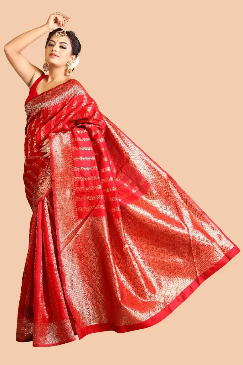KPR 031 Red Color Soft Lichi Silk Saree with Lace Border & Lace Work. Best Price ₹1349. Delivery 4-6 Working Days. Shop now. | Sarees, Bollywood Sarees, Creative Sarees, Designer Sarees, Embroidered Sarees, Ethnic Saree, Modern Digital sarees, Party Wear Sarees