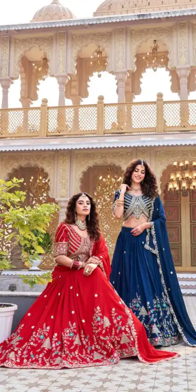 Ram 161 Red in Color Vichitra Silk Embroidery Work Lehenga Choli . Now at just ₹3149. Delivery 4-6 Working Days. Shop now. | Lehenga, Bollywood Lehenga, Creative Lehenga, Designer Lehenga, Embroidered Lehenga, Party Wear Lehenga